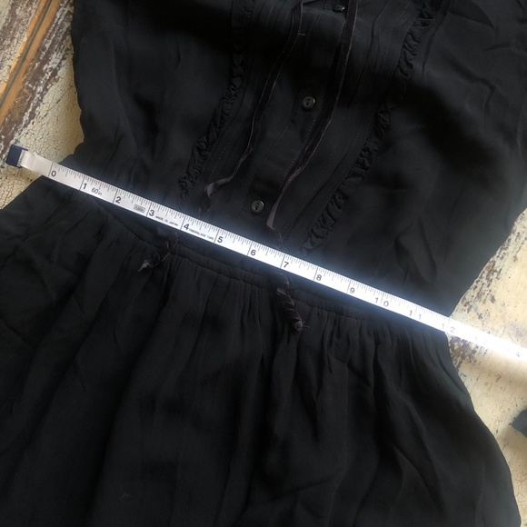 DENIM AND SUPPLY Black Western Long Sleeve Mini Dress XS EUC - Picture 6 of 11